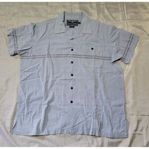 Polo Sport Ralph Lauren Shirt Mens XL Light Blue Button-up Travelers Adventurers